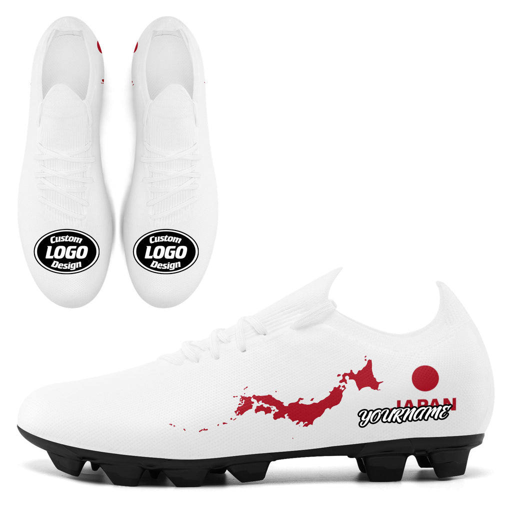 Custom Japan 2026 World Cup Sneakers DIY Country Flag Running Shoes Lightweight Sport Shoes Gift for Football Fans Personalized Team Name and Logo SC02-F025043-8