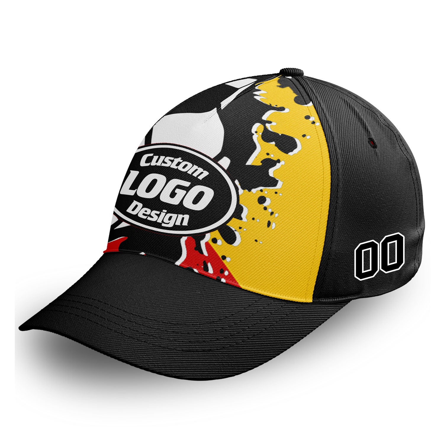 Personalized 2026 Germany Soccer Fan Hat - Add Your Name & Design Custom 2026 Football Tournament Hat YW061-F025069-2