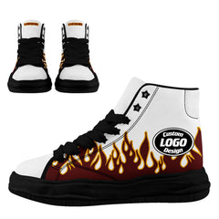 Custom Red Yellow White Washington Firesoul Shoes Personalized Sneaker FN039-D020272-31