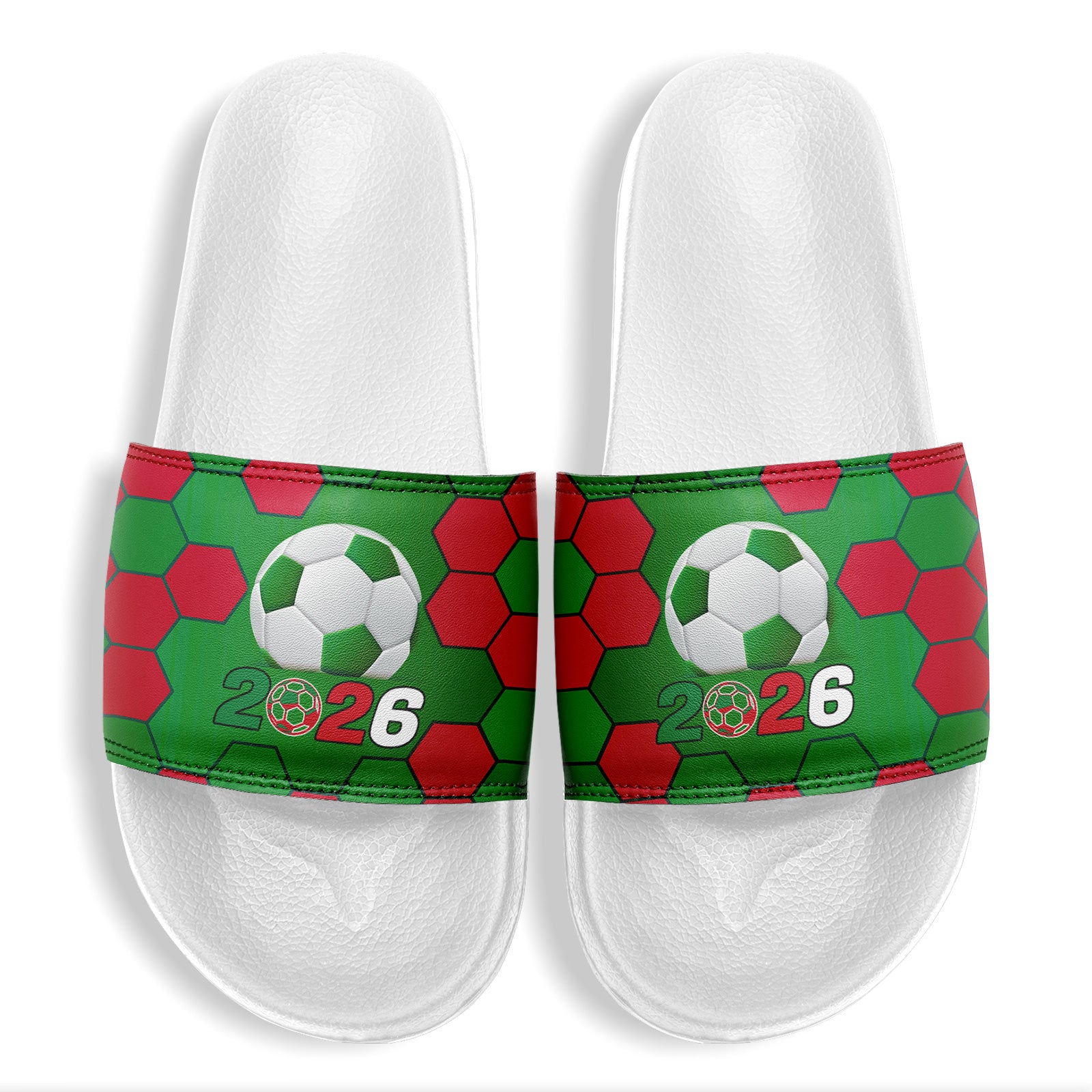 Custom 2026 World Cup Mexico Sneakers DIY Country Flag Running Shoes Lightweight Sport Shoes Gift for Football Fans Personalized Team Name and Logo FN056-F023074-2