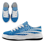 Custom Blue White Michigan Football Jersey and Sports Shoes Combo Offer Personalized Combo ZH-D023031-11