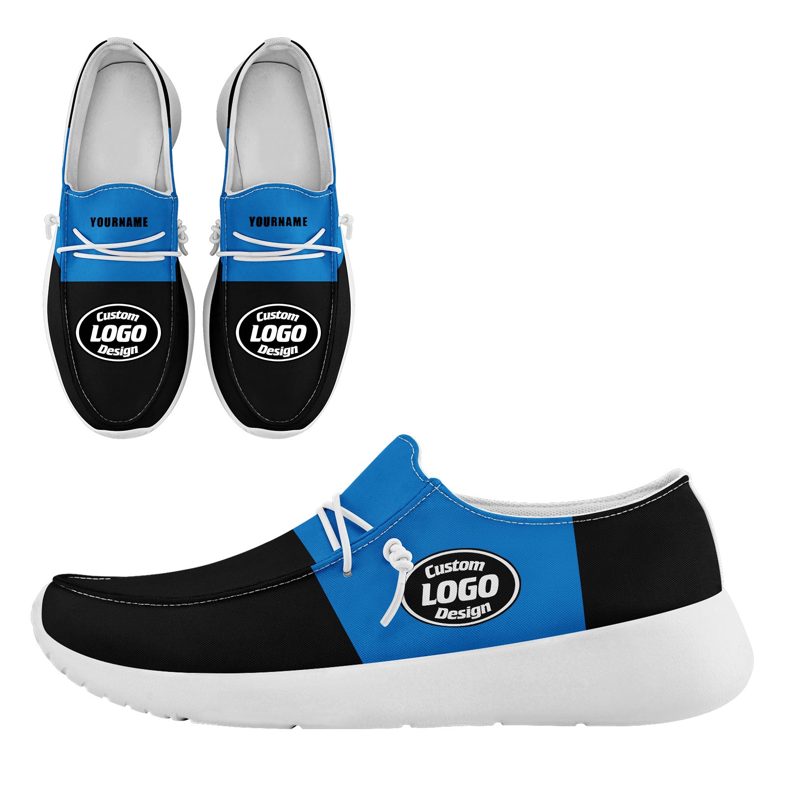 Custom Black Blue Carolina Jacket and Sports Shoes Combo Offer Personalized Combo ZH-D020294-5