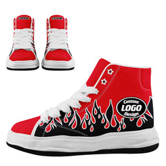 Custom Red Blue Houston Firesoul Shoes Personalized Sneaker FN039-D020272-12