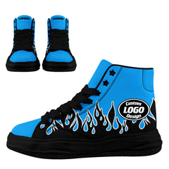 Custom Black Blue Carolina Firesoul Shoes Personalized Sneaker FN039-D020272-5