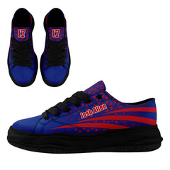 Custom Blue Red New York Shoes Personalized Sneaker FN038-D023003-4 Custom Online