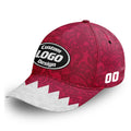 Personalized 2026 Qatar Soccer Fan Hat - Add Your Name & Design Custom 2026 Football Tournament Hat YW061-F025143-2