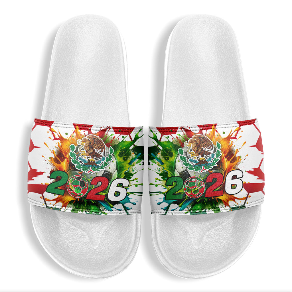 Custom 2026 World Cup Mexico Sneakers DIY Country Flag Running Shoes Lightweight Sport Shoes Gift for Football Fans Personalized Team Name and Logo FN056-F023074-4