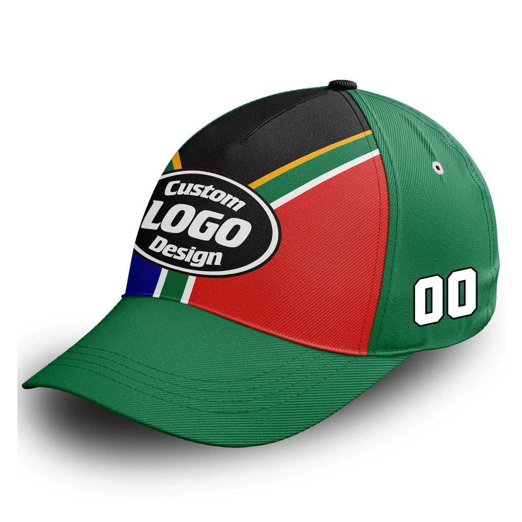 Personalized 2026 South Africa Soccer Fan Hat - Add Your Name & Design Custom 2026 Football Tournament Hat YW061-F025127-1