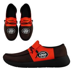 Custom Cleveland Brown Orange Shoes Personalized Sneaker FN018-D020278-8