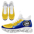 Custom Blue Yellow Maxsoul Shoes Personalized Sneaker FN030XD-D020388-25