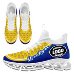 Custom Blue Yellow Maxsoul Shoes Personalized Sneaker FN030XD-D020388-25