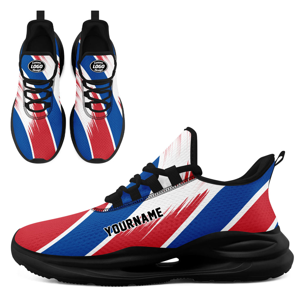 Custom South Korea 2026 World Cup Sneakers DIY Country Flag Running Shoes Lightweight Sport Shoes Gift for Football Fans Personalized Team Name and Logo FN079-F009131-5