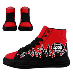 Custom Red Blue Houston Firesoul Shoes Personalized Sneaker FN039-D020272-12