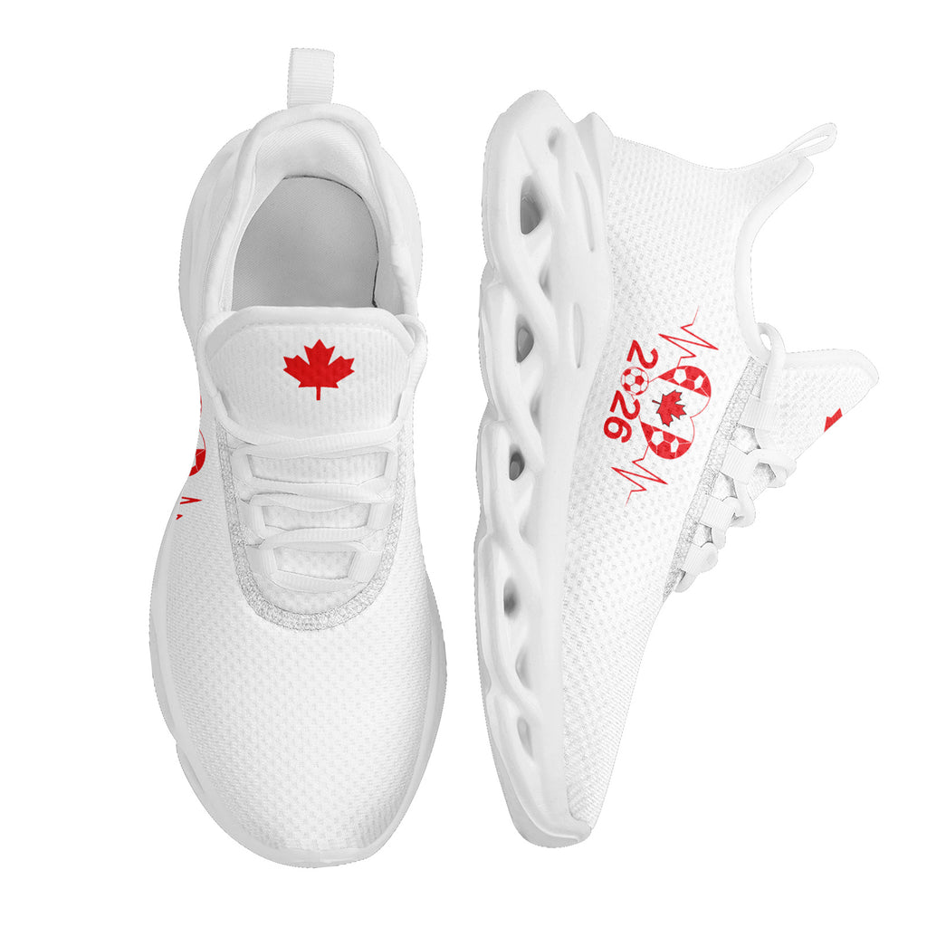 Custom 2026 World Cup Canada Sneakers DIY Country Flag Running Shoes Lightweight Sport Shoes Gift for Football Fans Personalized Team Name and Logo FN003-F023060-4