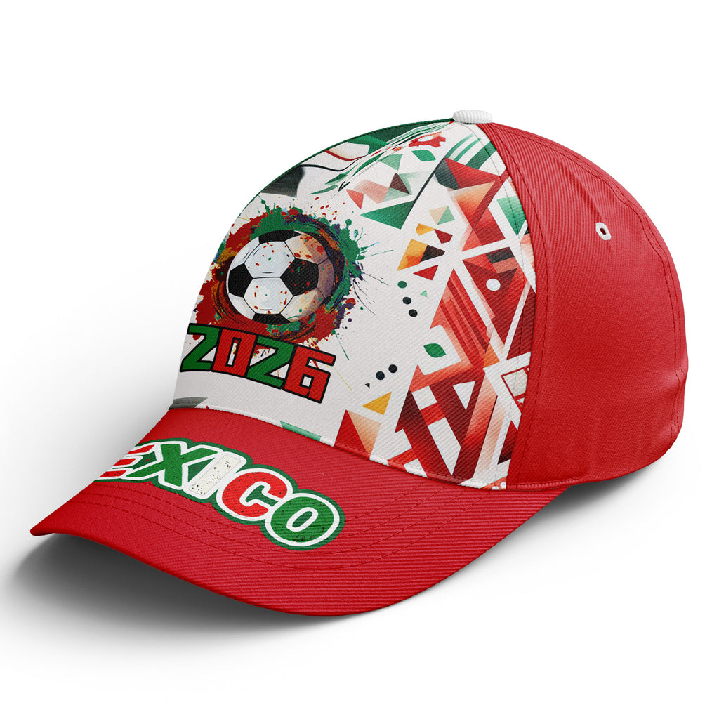 Personalized 2026 Mexico Soccer Fan Hat - Add Your Name & Design Custom 2026 Football Tournament Hat YW061-F023053-5