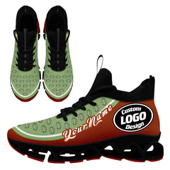 Custom Rust Red Green Maxsoul Shoes Personalized Sneaker FN030XD-D020388-23