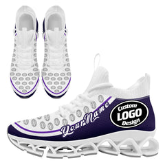 Custom Purple Cream Maxsoul Shoes Personalized Sneaker FN030XD-D020388-16