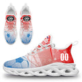 Custom France 2026 World Cup Sneakers DIY Country Flag Running Shoes Lightweight Sport Shoes Gift for Football Fans Personalized Team Name and Logo FN003-F025037-4