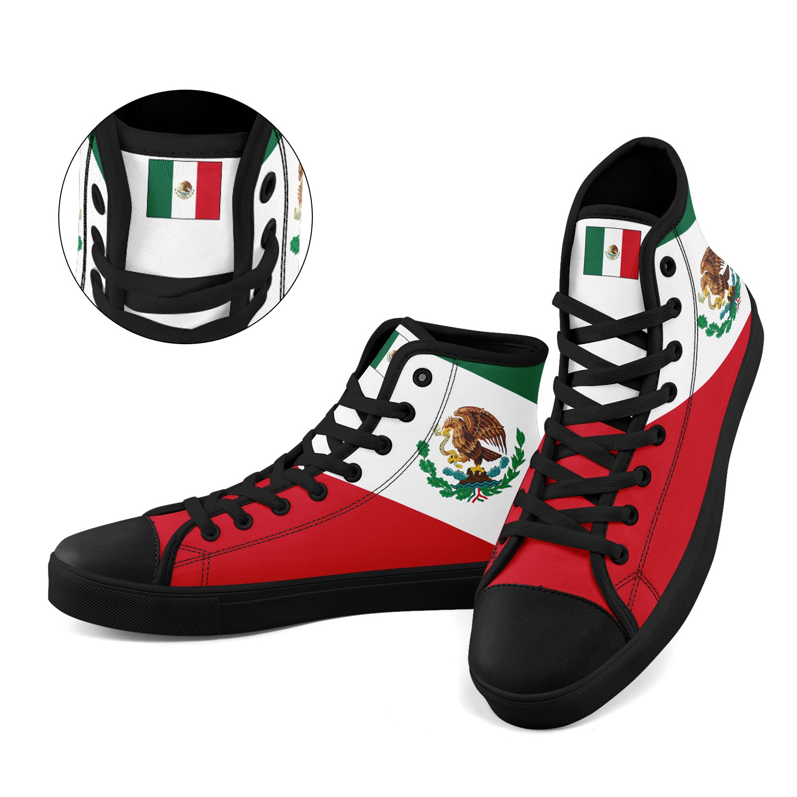 Custom 2026 World Cup Mexico Sneakers DIY Country Flag Running Shoes Lightweight Sport Shoes Gift for Football Fans Personalized Team Name and Logo FN024-F023059-2