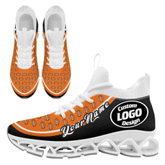 Custom Orange Dark Gray Maxsoul Shoes Personalized Sneaker FN030XD-D020388-4