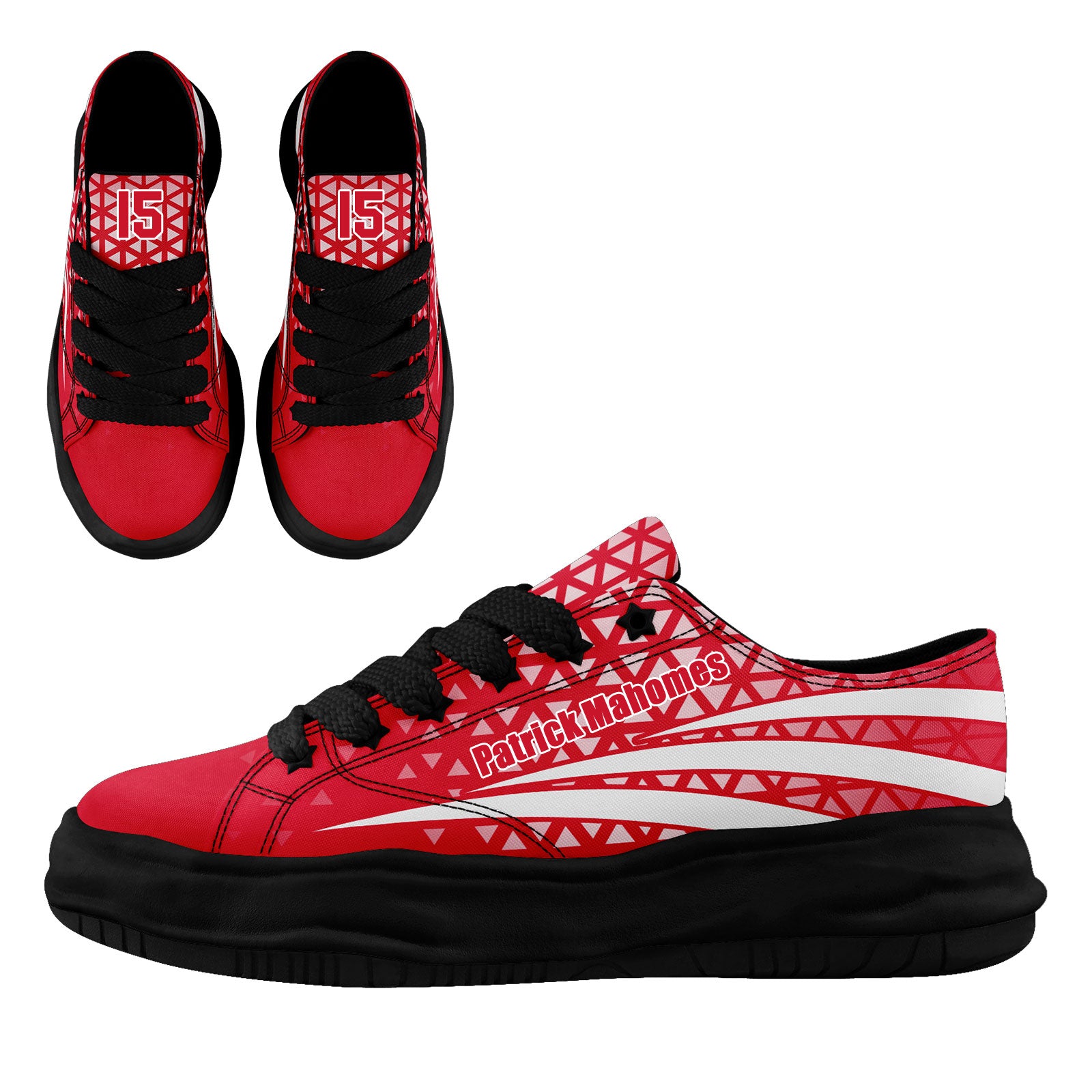 Custom Red White Missouri Football Jersey and Sports Shoes Combo Offer Personalized Combo ZH-D023031-18