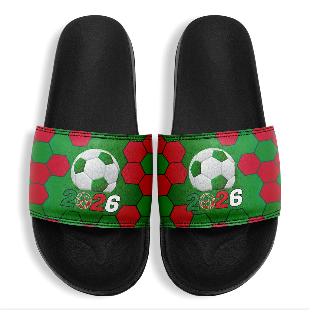 Custom 2026 World Cup Mexico Sneakers DIY Country Flag Running Shoes Lightweight Sport Shoes Gift for Football Fans Personalized Team Name and Logo FN056-F023074-2