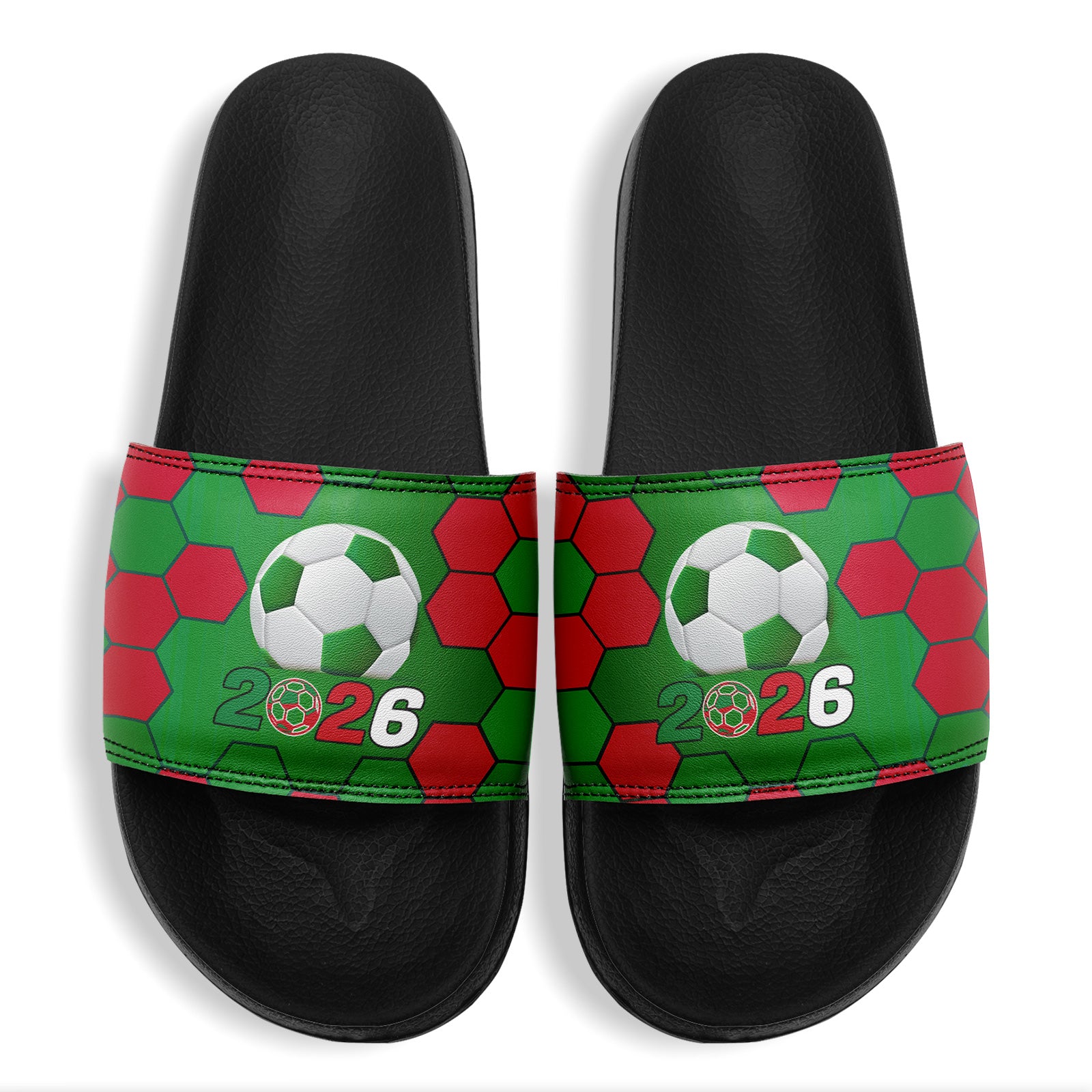 Custom 2026 World Cup Mexico Sneakers DIY Country Flag Running Shoes Lightweight Sport Shoes Gift for Football Fans Personalized Team Name and Logo FN056-F023074-2