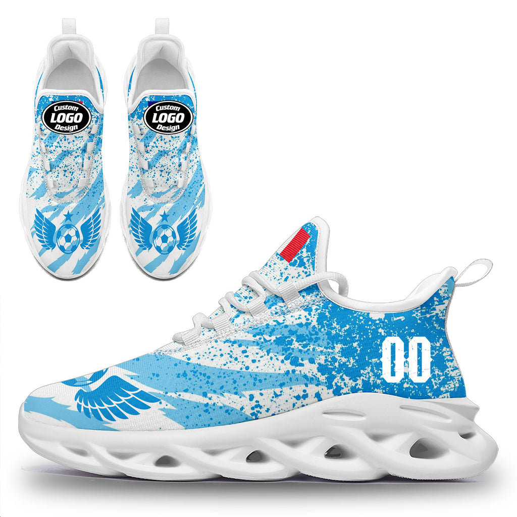 Custom France 2026 World Cup Sneakers DIY Country Flag Running Shoes Lightweight Sport Shoes Gift for Football Fans Personalized Team Name and Logo FN003-F025037-7