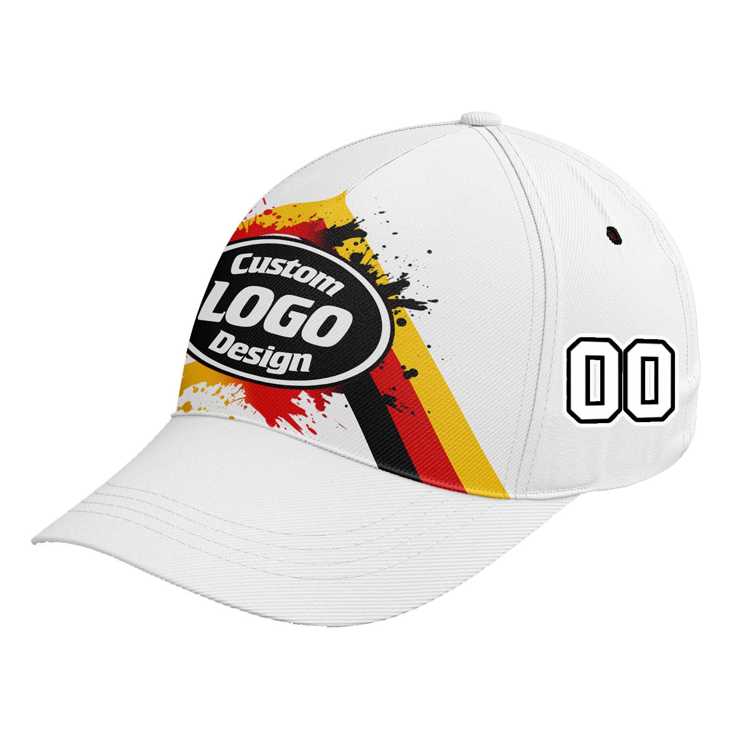 Personalized 2026 Germany Soccer Fan Hat - Add Your Name & Design Custom 2026 Football Tournament Hat YW061-F028095-3