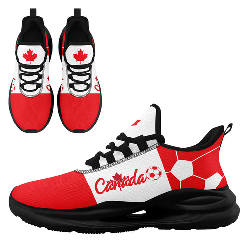 Custom 2026 World Cup Canada Sneakers DIY Country Flag Running Shoes Lightweight Sport Shoes Gift for Football Fans Personalized Team Name and Logo FN079-F023063-2