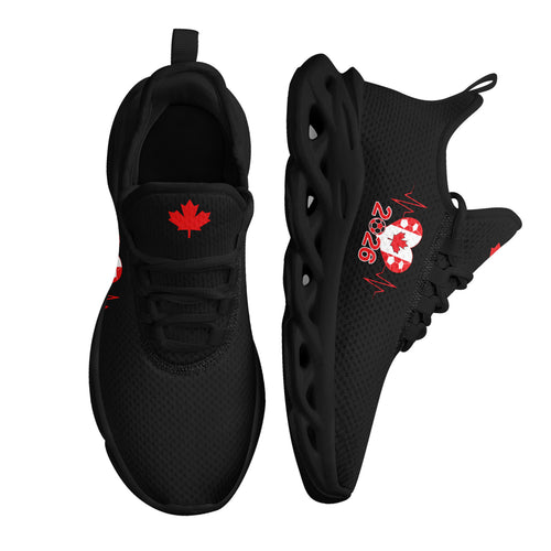 Custom 2026 World Cup Canada Sneakers DIY Country Flag Running Shoes Lightweight Sport Shoes Gift for Football Fans Personalized Team Name and Logo FN003-F023060-4