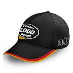 Personalized 2026 Germany Soccer Fan Hat - Add Your Name & Design Custom 2026 Football Tournament Hat YW061-F025069-3