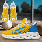 Custom Yellow Jersey MaxSoul Shoes and Hat Combo Offer Personalized ZH-bd0b00e0-9