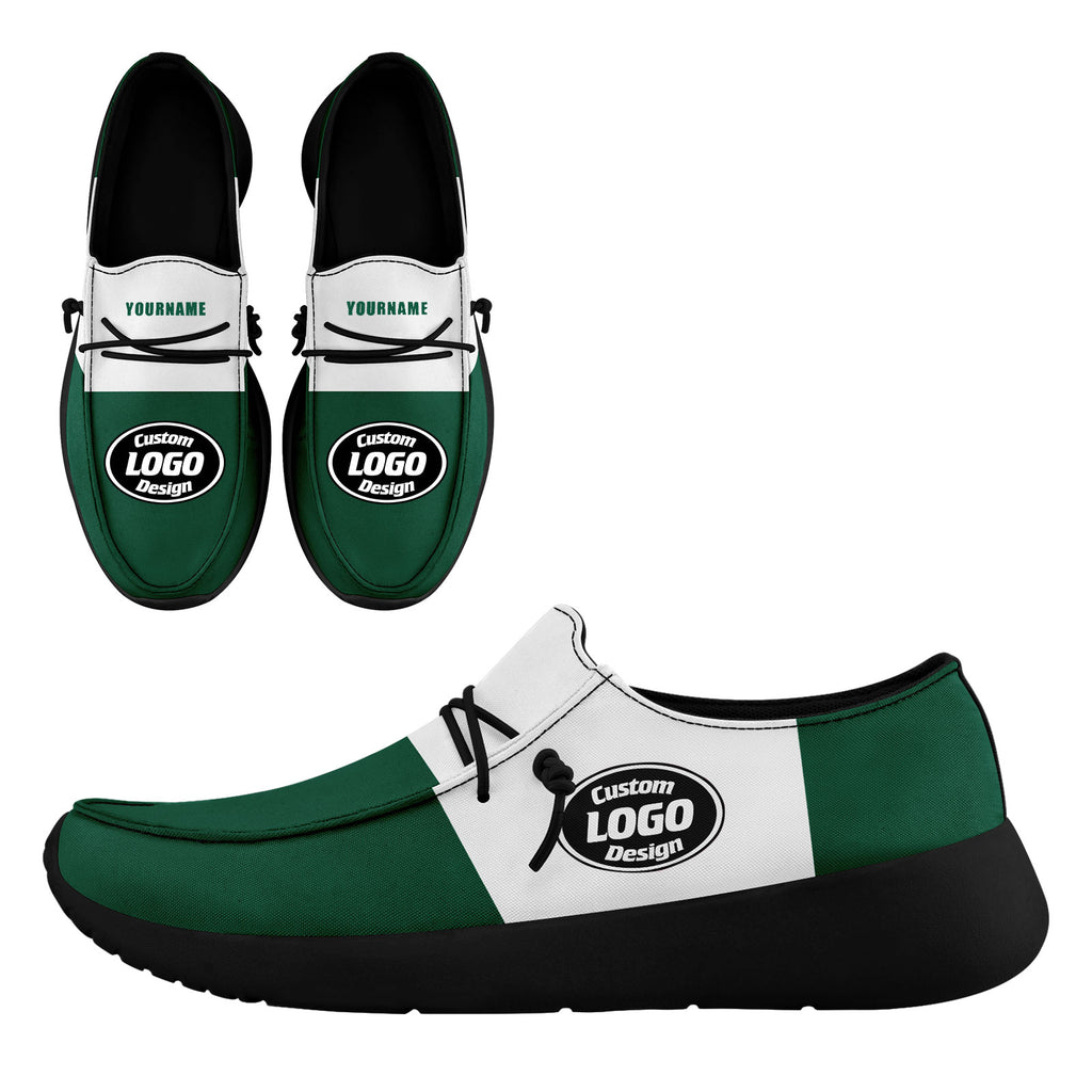 Custom Green White New York Jacket and Sports Shoes Combo Offer Personalized Combo ZH-D020294-28
