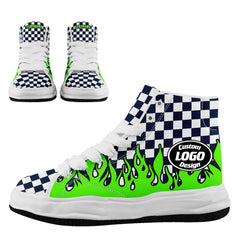 Custom Green Blue White Seattle Firesoul Shoes Personalized Sneaker FN039-D020272-27