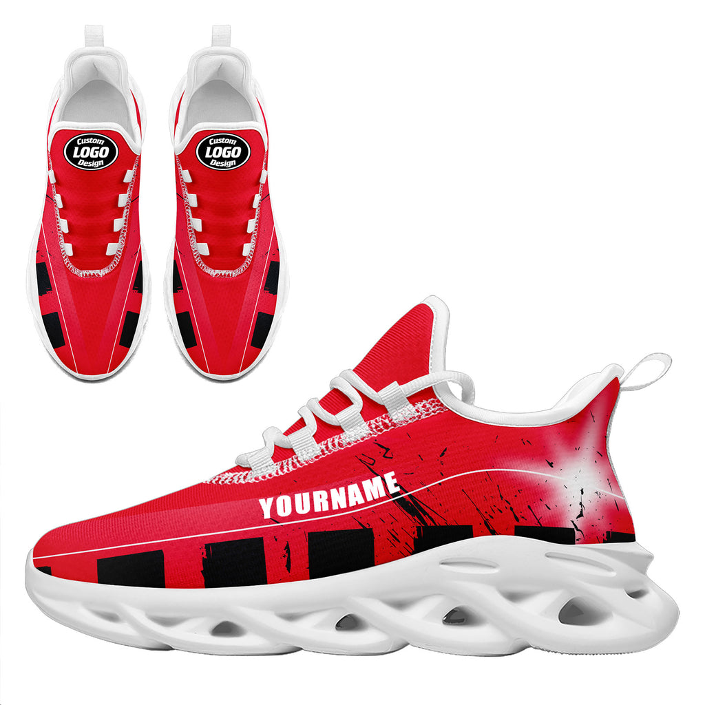 Custom Blue Red Houston Maxsoul Shoes Personalized Sneaker FN003-D020260-12