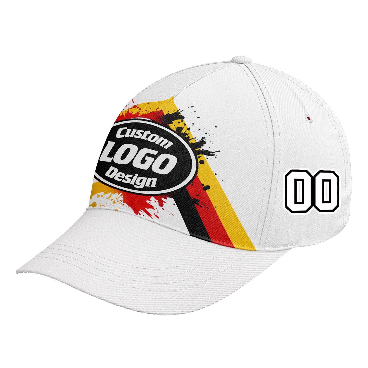 Personalized 2026 Germany Soccer Fan Hat - Add Your Name & Design Custom 2026 Football Tournament Hat YW061-F028095-3