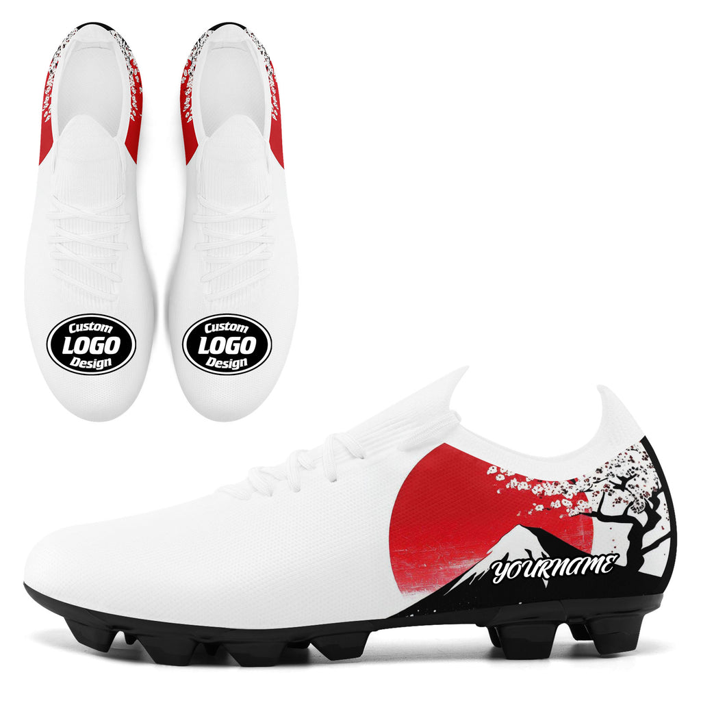 Custom Japan 2026 World Cup Sneakers DIY Country Flag Running Shoes Lightweight Sport Shoes Gift for Football Fans Personalized Team Name and Logo SC02-F025043-7