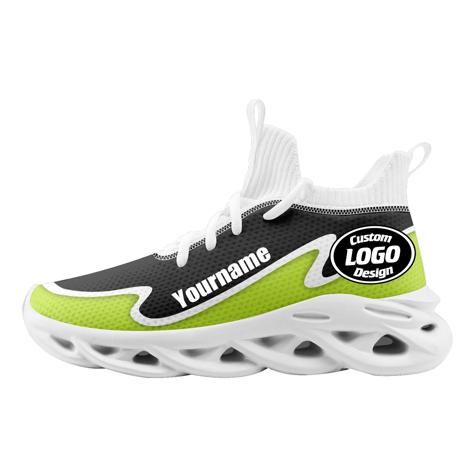 Custom Dark Gray Green Maxsoul Shoes Personalized Sneaker FN030A-E020011-8