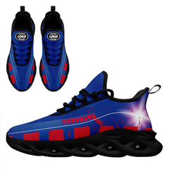 Custom Blue Red Buffalo Maxsoul Shoes Personalized Sneaker FN003-D020260-4