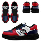 Custom Red Blue New England Shoes Personalized Sneaker FN032-D020389-26