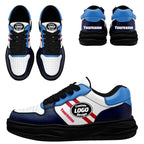 Custom Blue White Tennessee Shoes Personalized Sneaker FN032-D020389-32