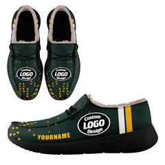 Custom Green Yellow Green Bay Shoes Personalized Sneaker FN042-D020279-13