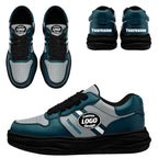 Custom Green Gray Philadelphia Shoes Personalized Sneaker FN032-D020389-23