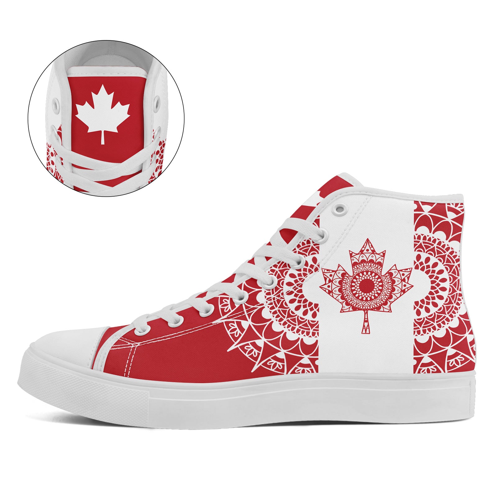 Custom 2026 World Cup Canada Sneakers DIY Country Flag Running Shoes Lightweight Sport Shoes Gift for Football Fans Personalized Team Name and Logo FN024-F023064-3