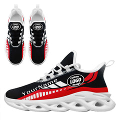 Custom Black Red Houston Maxsoul Shoes Personalized Sneaker FN003-D020325-12