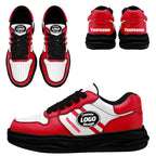 Custom Red White Kansas City Shoes Personalized Sneaker FN032-D020389-18
