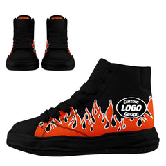 Custom Black Orange Cincinnati Firesoul Shoes Personalized Sneaker FN039-D020272-6