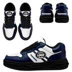 Custom Blue White Dallas Shoes Personalized Sneaker FN032-D020389-9