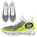 Custom Green Gray Maxsoul Shoes Personalized Sneaker FN030XD-D020388-22